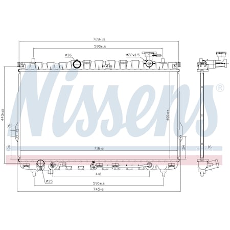 Nissens Radiator,67030